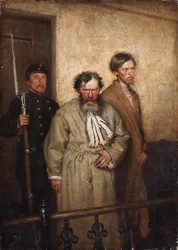 En una Sala de Audiencias, 1877