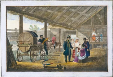 La posada en el camino, 1820