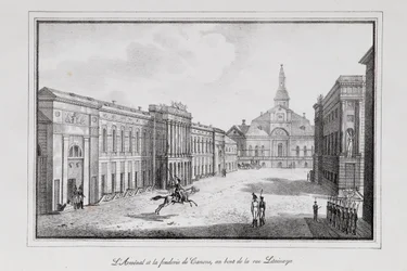 Vista del Arsenal y la Fundición en San Petersburgo, Serie Vistas de San Petersburgo, 1820s