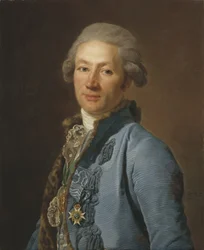 Christoffer Bogislaus Zibet, canciller de la corte y barón, 1784