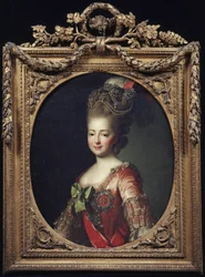 Retrato de la gran duquesa Sofía, segunda esposa del zarévich Pablo