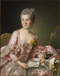 Retrato de Marie-Suzanne Giroust, Madame Roslin 1734-1772, 1770
