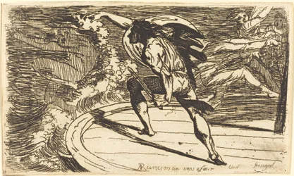 Cormar atacando al espíritu de las aguas