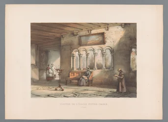 Vista del claustro de la Basílica de Nuestra Señora en Tongeren Cloitre de l