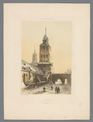 Basílica de San Servacio en Maastricht St Servais (Côté Nord) (título sobre objeto) Monumentos de Maastricht (título de la serie)