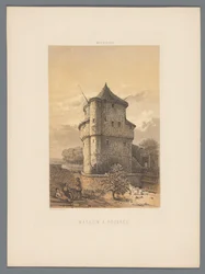 Wycker Kruittoren en Maastricht Polvorín (título sobre objeto) Monumentos de Maastricht (título de la serie)