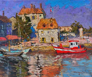 Puerto de Vibrant Boats