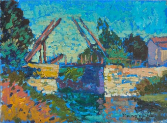 El animado puente sobre el canal