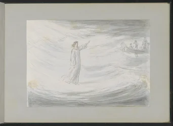 Cristo camina sobre el agua
