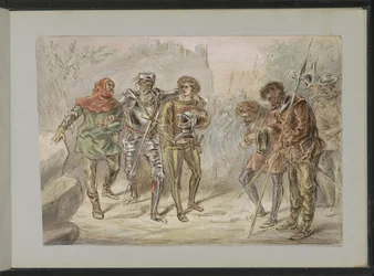 Regreso de un soldado herido