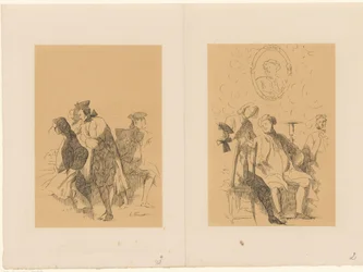 Dos grupos de hombres