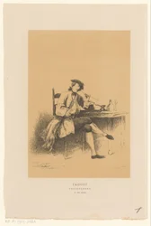 Autorretrato de Cornelis Troost Observación reconfortante (título sobre el objeto)
