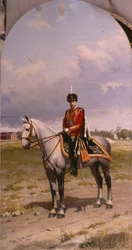 Retrato del Emperador Nicolás II 1868-1918, 1908