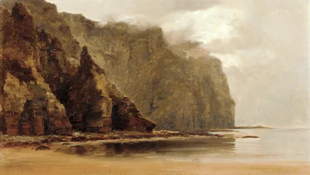 Los acantilados de Minaum, isla de Achill, condado de Connaught, Irlanda