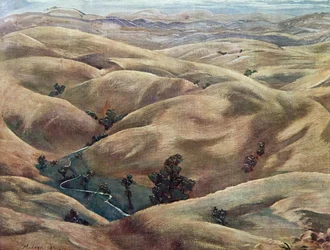 Los Altos Plateaus de Madagascar, de Dibujos y Pinturas de África, ejecutados durante la expedición Citroën Centro África, segunda misión Haardt Audouin-Dubreuil, pub. París, 1927
