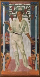 Retrato del artista mexicano Roberto Montenegro Nervo 1887-1968, 1915
