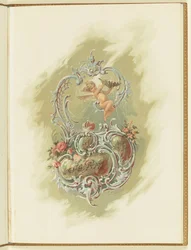 Programa para el ballet La Perla de Marius Petipa y Riccardo Drigo, 1896