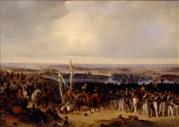 El Regimiento Izmailovsky en la Batalla de Borodino 1812, años 1840