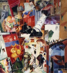 La ciudad; La Ville, c.1914-1921 (óleo sobre lienzo)