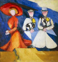 Tres figuras femeninas