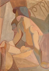 Dos figuras, finales de 1920s