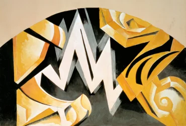 Diseño de escenografía para la representación en Moscú, Teatro Kamerny, 17 de mayo de 1921