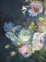 Ramo floral oscuro