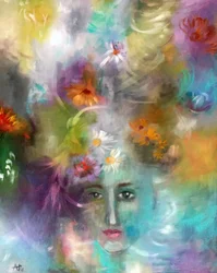 Retrato «Sueño floral»