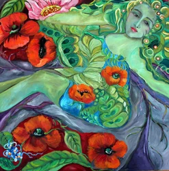La Diosa Verde y las amapolas
