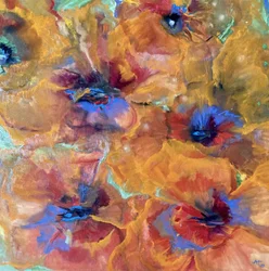 Flores abstractas llenas de colorido
