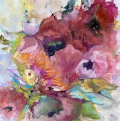 Una vibrante composición floral
