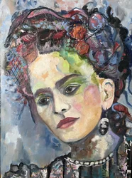Retrato floral lleno de vida