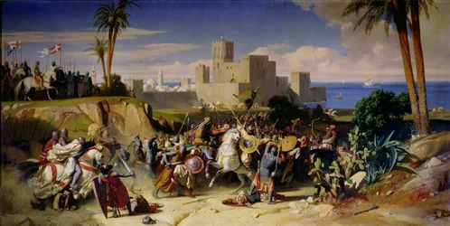 La toma de Beirut por los cruzados en 1197