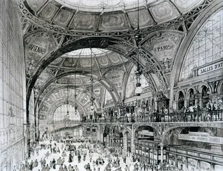 Estación Central, Bucarest, Rumania, de Orientalisme et Architecture Contemporaine