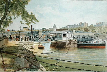 El Pontón en Suresnes, junto al Puente de los Santos Padres