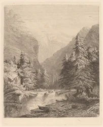 Cascada de montaña