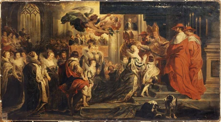 La coronación de María de Médici, 13 de mayo