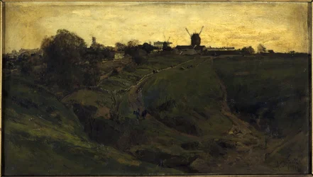 Vista de Montmartre, lado noroeste