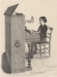 Placas litográficas, 1850