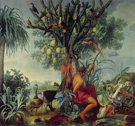 El cazador indio, 1740