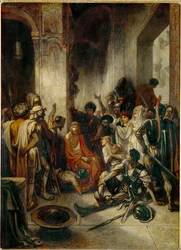 Cristo en el pretorio (pintura sobre lienzo)