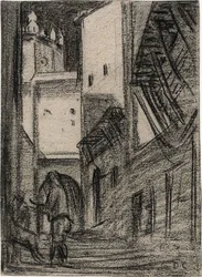 Escena Callejera del Norte de África