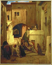 El buen samaritano (pintura sobre lienzo)