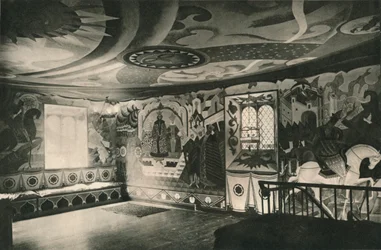 Decoraciones en un salón, c1927