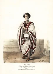 Jean-Bernard Joanny y Manlius en Manlius Torquatus por Marie-Catherine Desjardins, Theatre Royal de l
