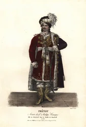 Jean Audeville Fresnoy como Menzicoff en La Familia de Menzicoff por J-J-M Duperche, Ambigu Comique