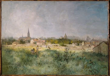 La campagne de Vaugirard en 1881 Pintura de Alexandre Prevost (siglo XIX) Sol. 0,46 x 0,65 m París. Museo Carnavalet