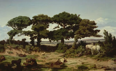 Los robles de Kertregonnec, c.1869-70