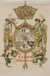 Exlibris de Alfonso XIII