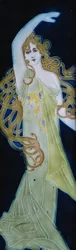 Esmalte modernista. (detalle)